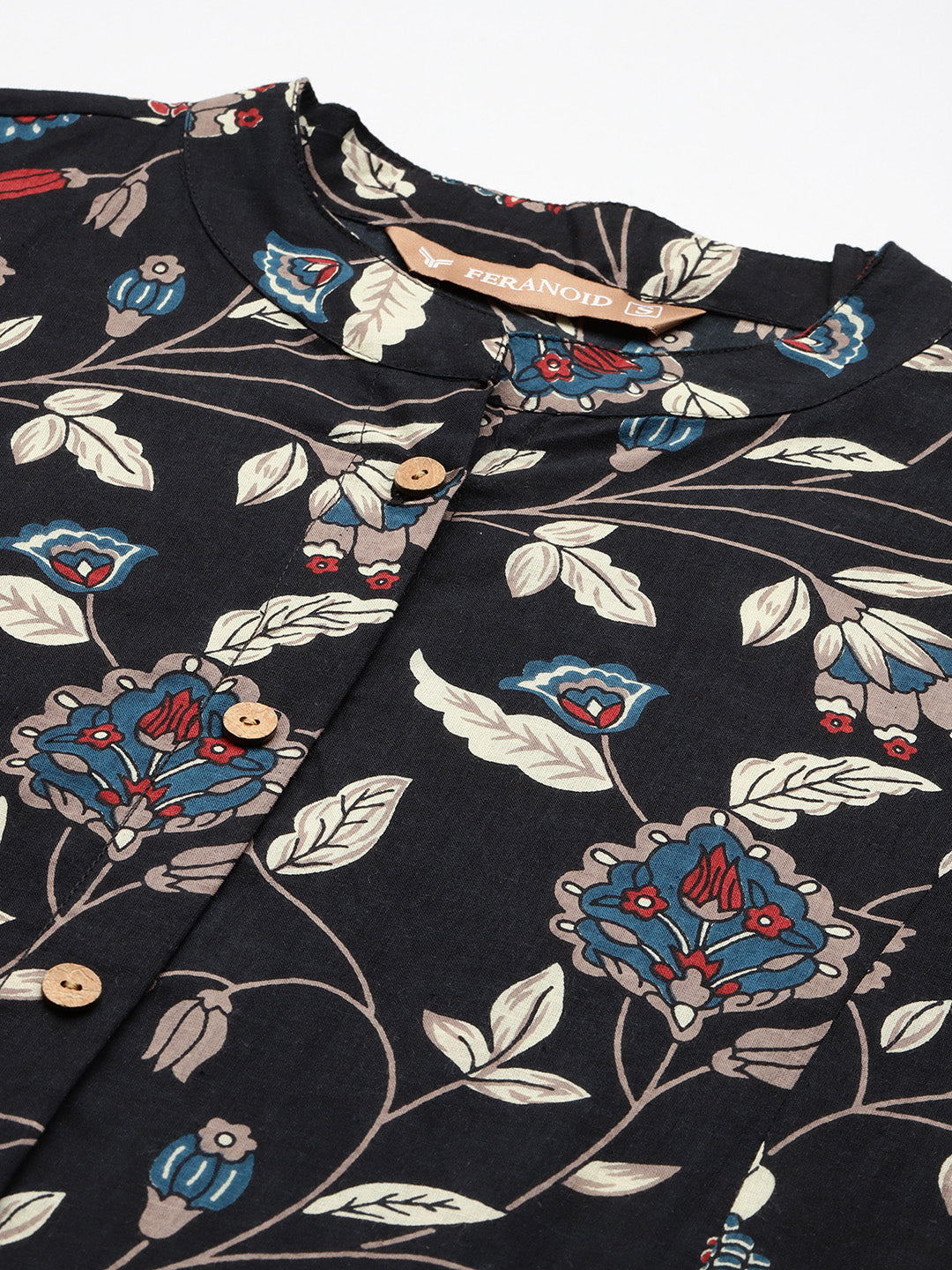 Printed Mandarin Shirt “ Casual & Chic