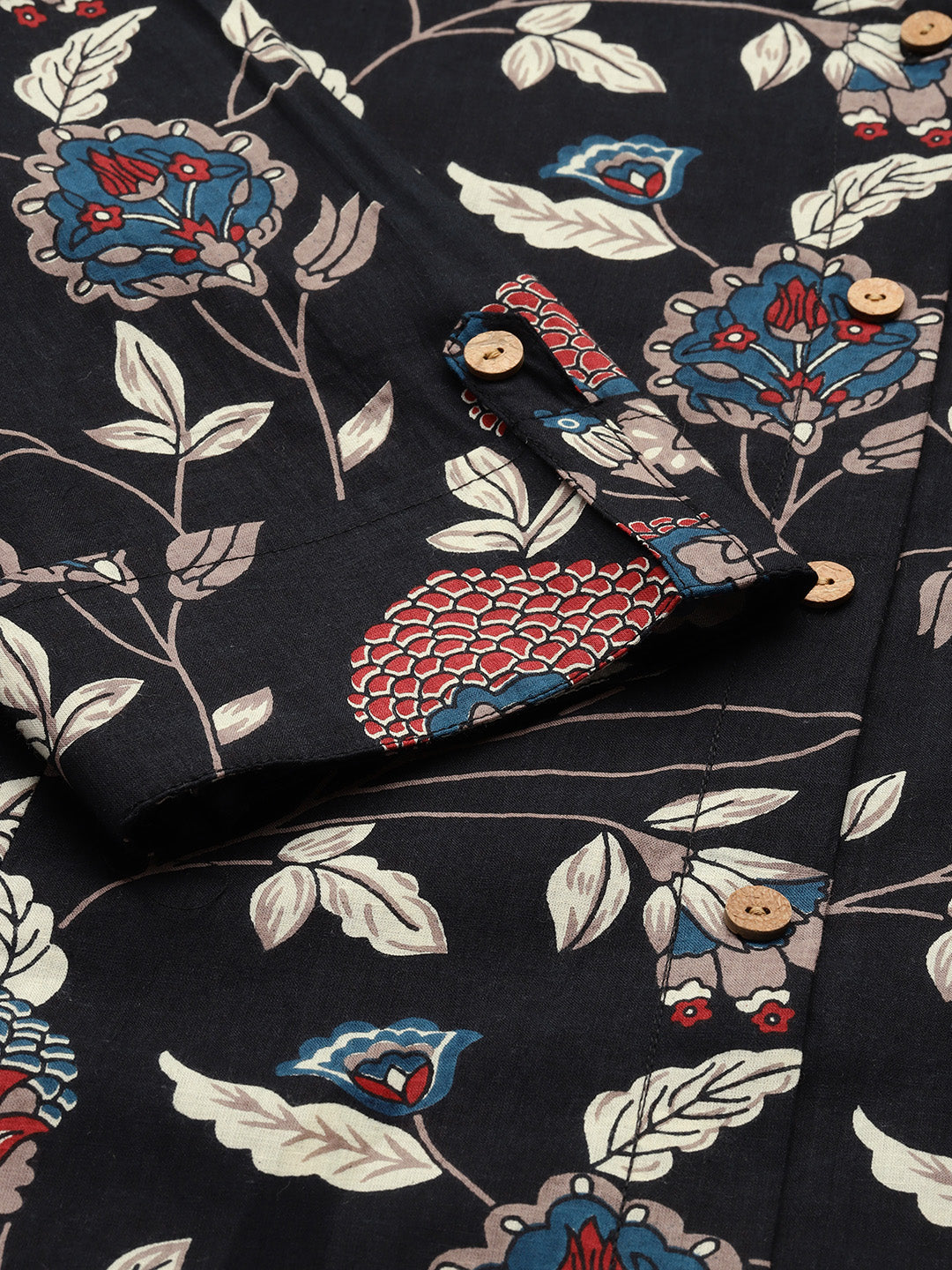 Printed Mandarin Shirt “ Casual & Chic