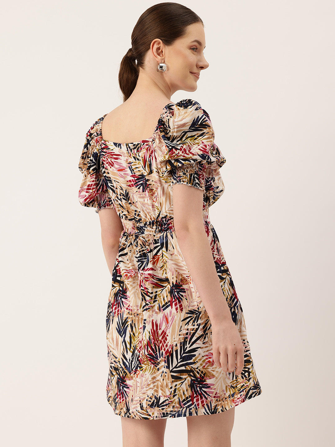 Womens Floral Print Rayon Flared Dress | Soft & Lightweight | Casual Fit | Sizes XS“XXL