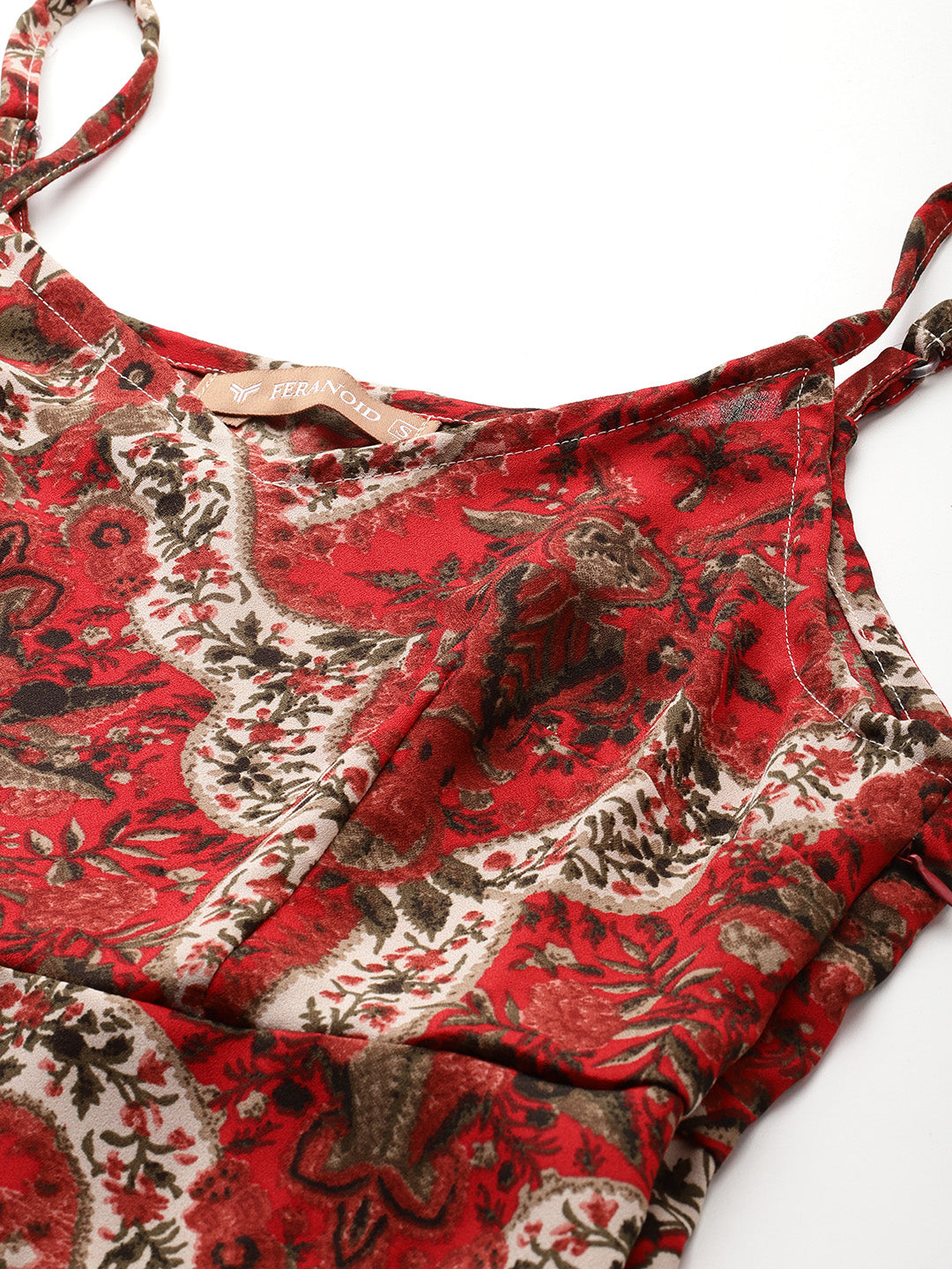 Womens Floral Print Rayon Flared Dress | Soft &amp; Lightweight | Casual Fit | Sizes XS“XXL