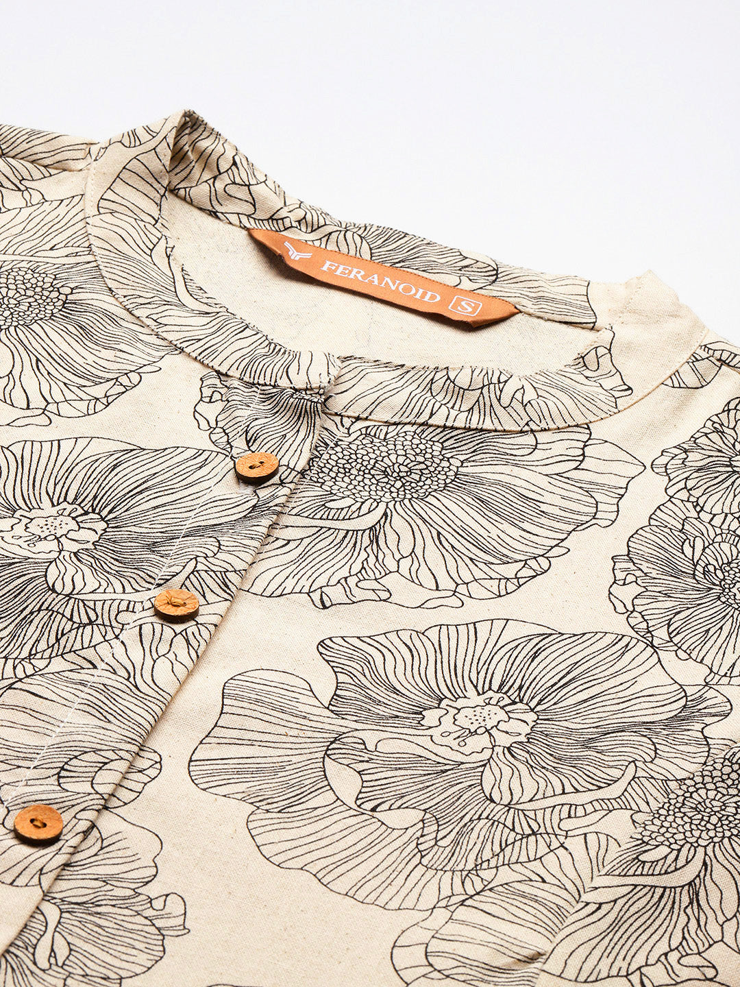 Printed Mandarin Shirt “ Casual &amp; Chic