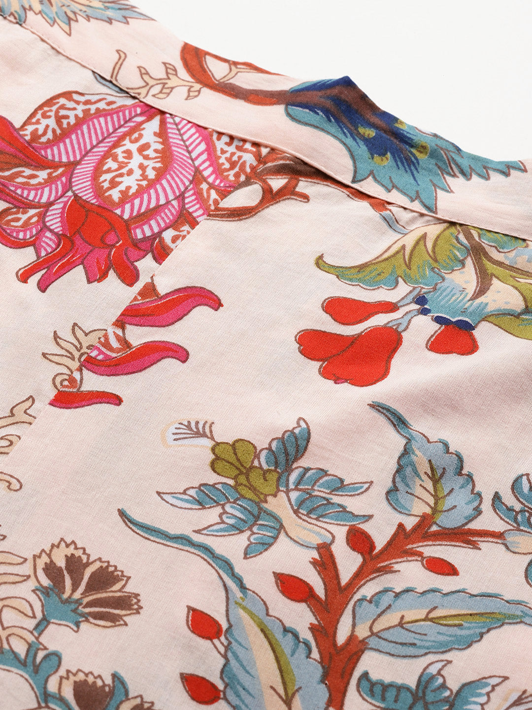 Printed Cotton Kurti &amp; Pant Set “ Breezy Prints, Chic Fit