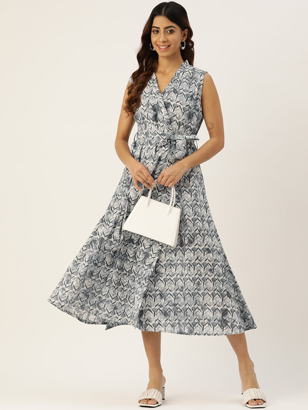 Wrap Around Angrakha Dress