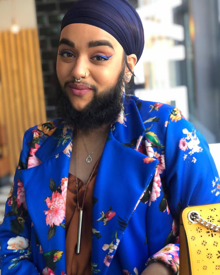 A Bearded Woman on the Runway, Not the Circus, Is Harnaam Kaur