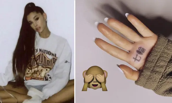 Japanese Kanji Tattoo of Ariana Grande