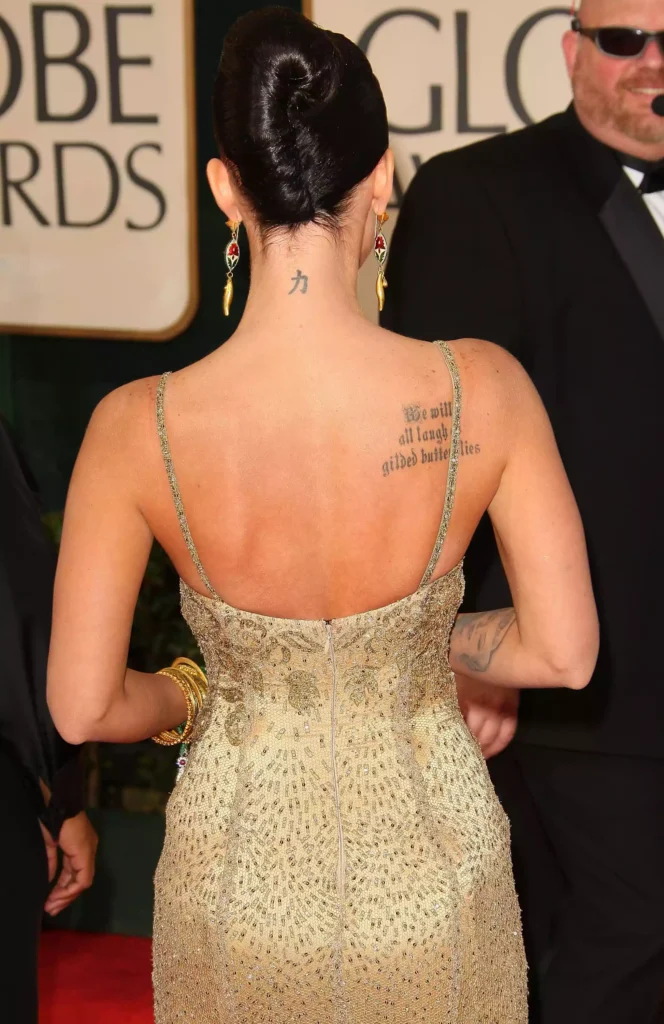 Shakespearean tattoo of Megan Fox