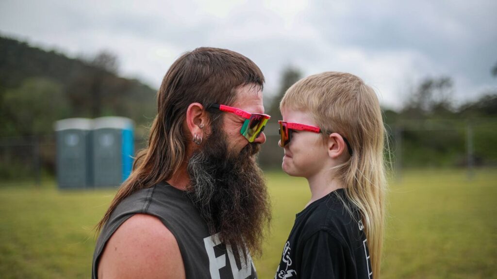 The Mullet of Outfits Business on Top, Chaos Below