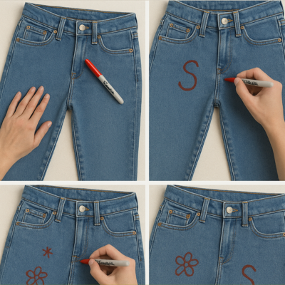 Personalized Denim Jeans,